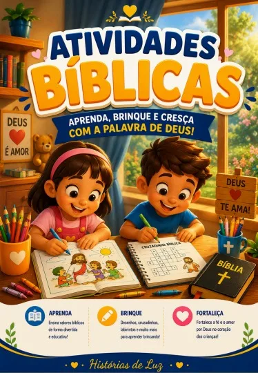 Capa do material Atividades Bíblicas